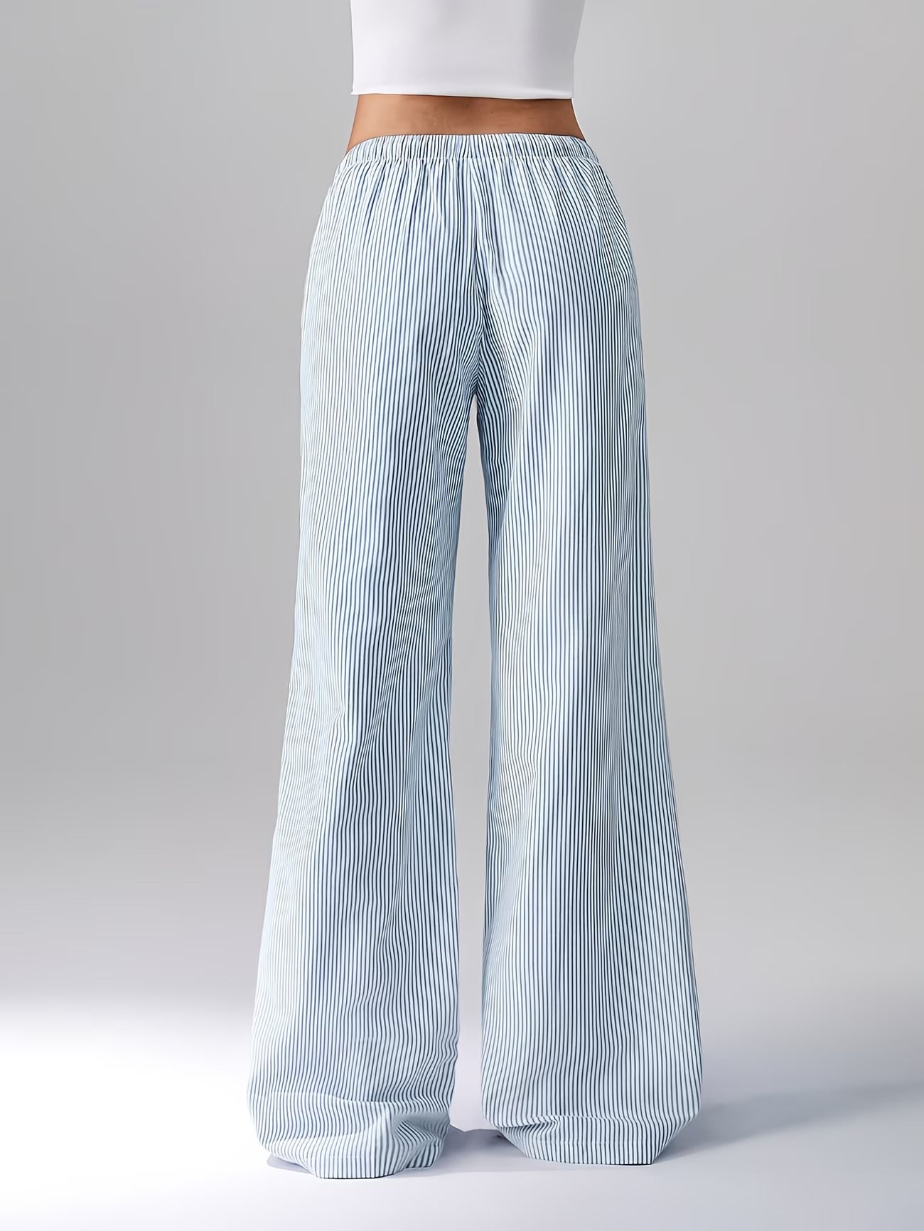 Blue stripe pants