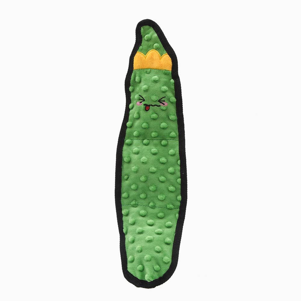 HugSmart Pet - Squeakin’ Vegetables | Pickle - Dog Plush Toy