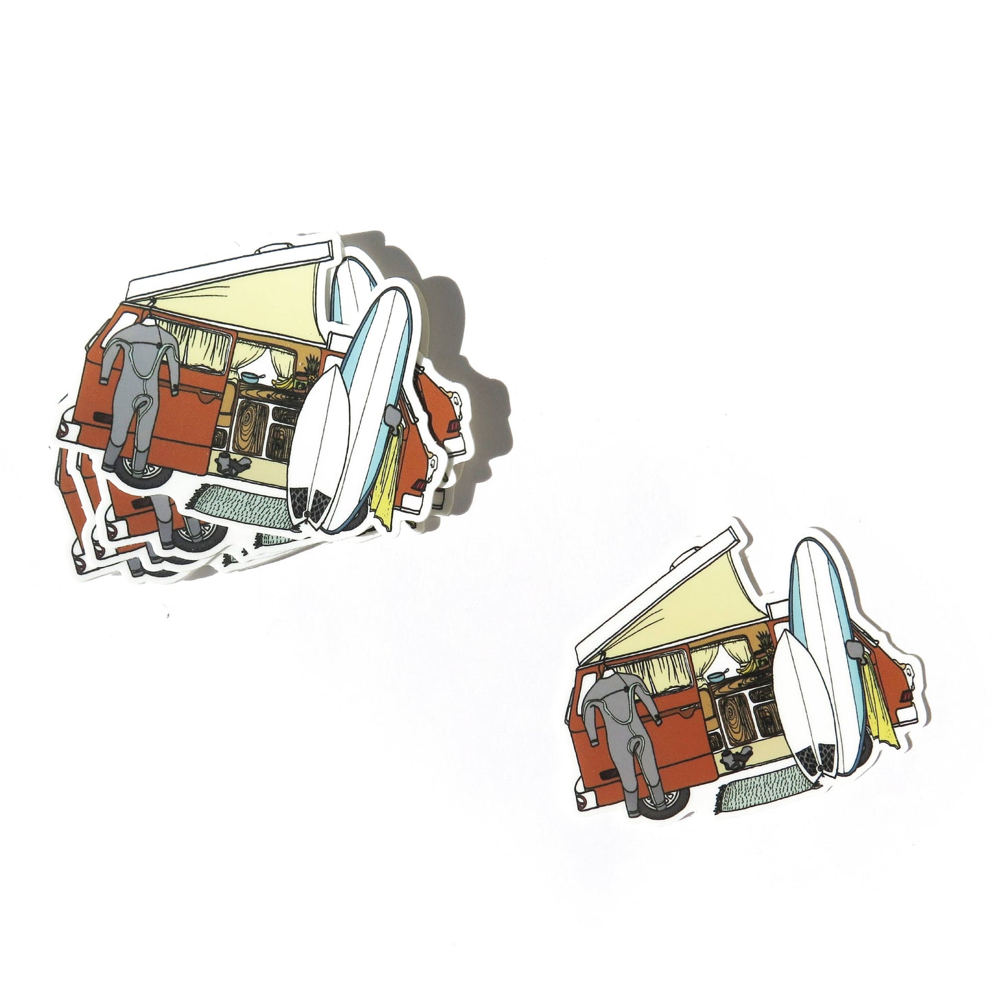 Surf Van Sticker