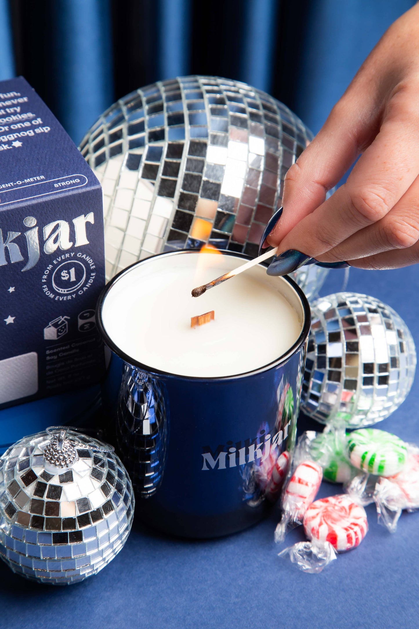 Milkjar Pattie - Vanilla Chai & Peppermint Coconut Soy 8oz Candle