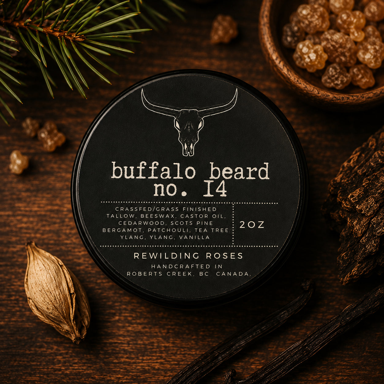 ReWilding Roses Buffalo Beard