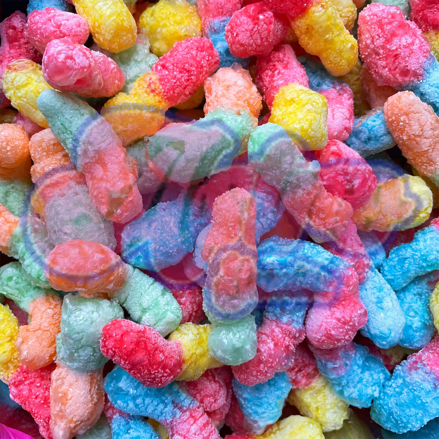 Freeze Dried Sour Gummy Worms