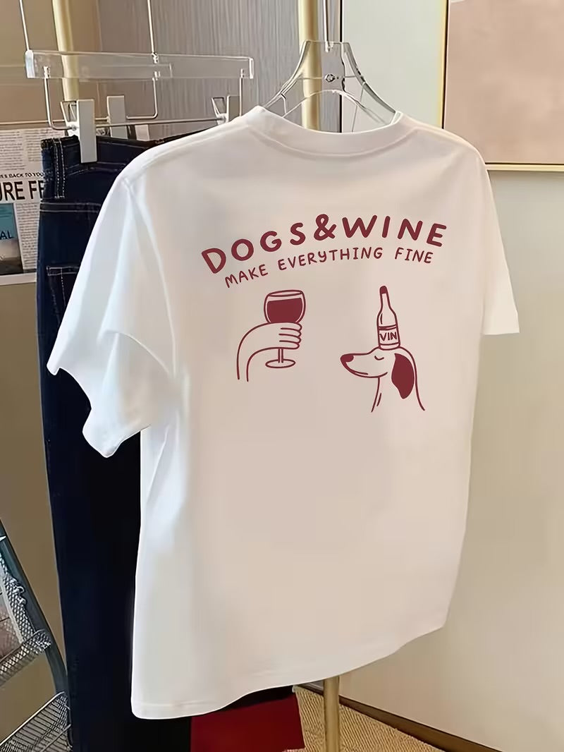 Dogs & Wine Tee