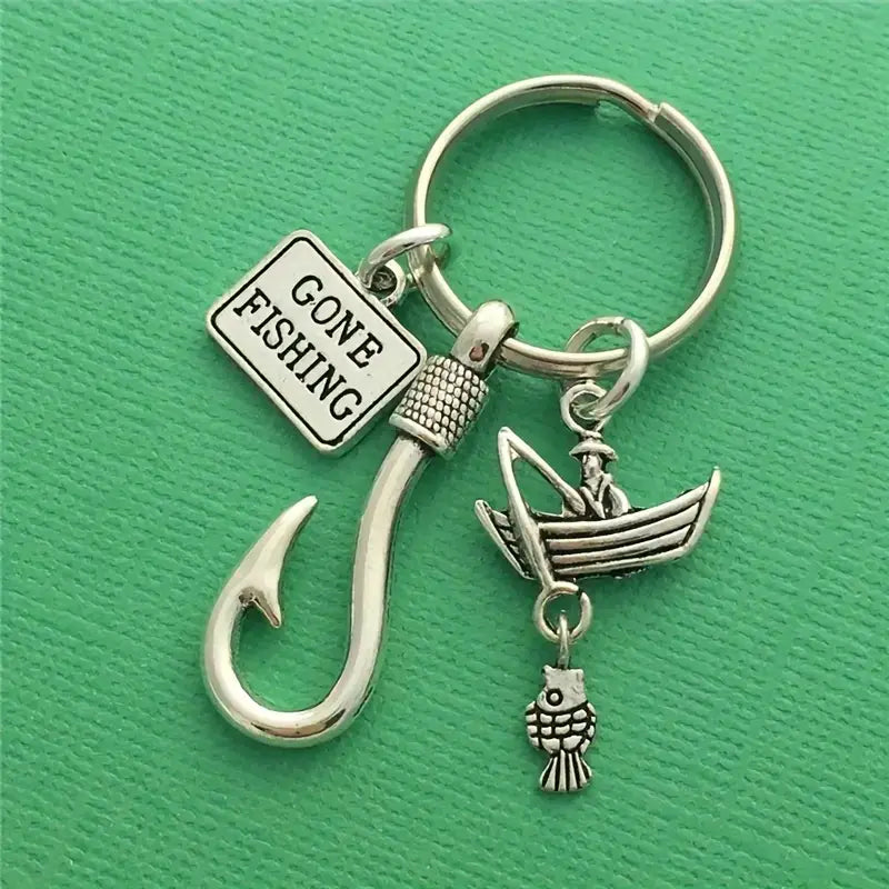 Gone Fishing Keychain