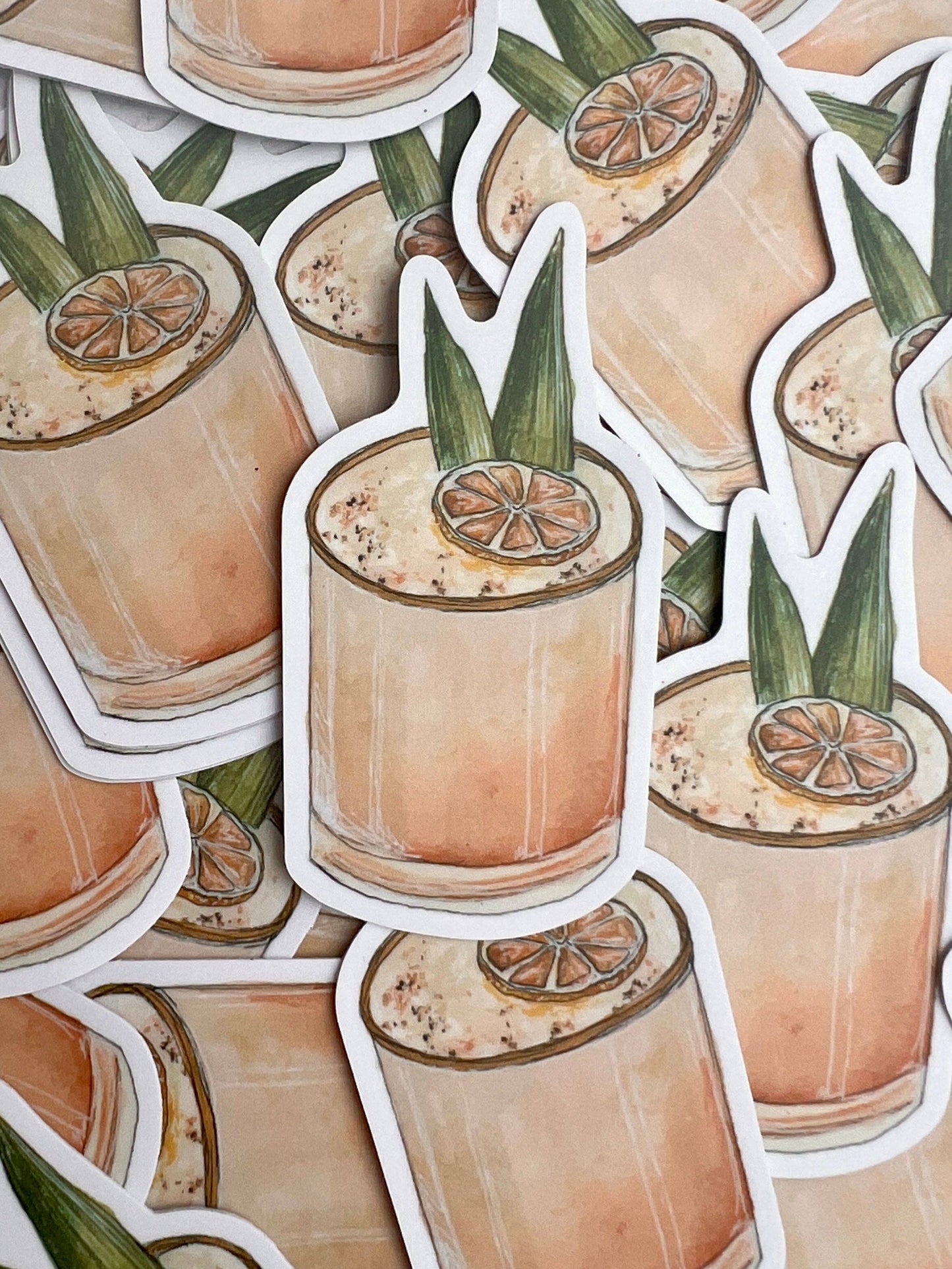 Paloma Cocktail Sticker