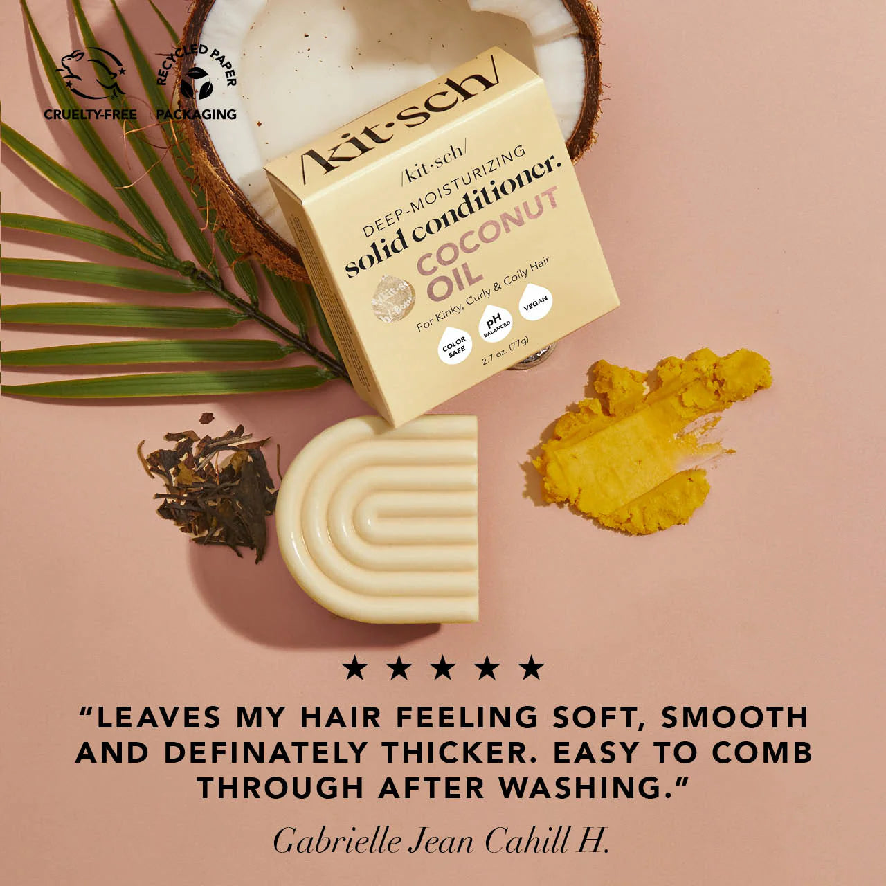 Kitsch Coconut Oil Solid Conditioner Bar