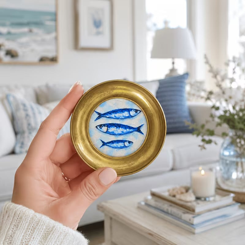Sardine Round Painting