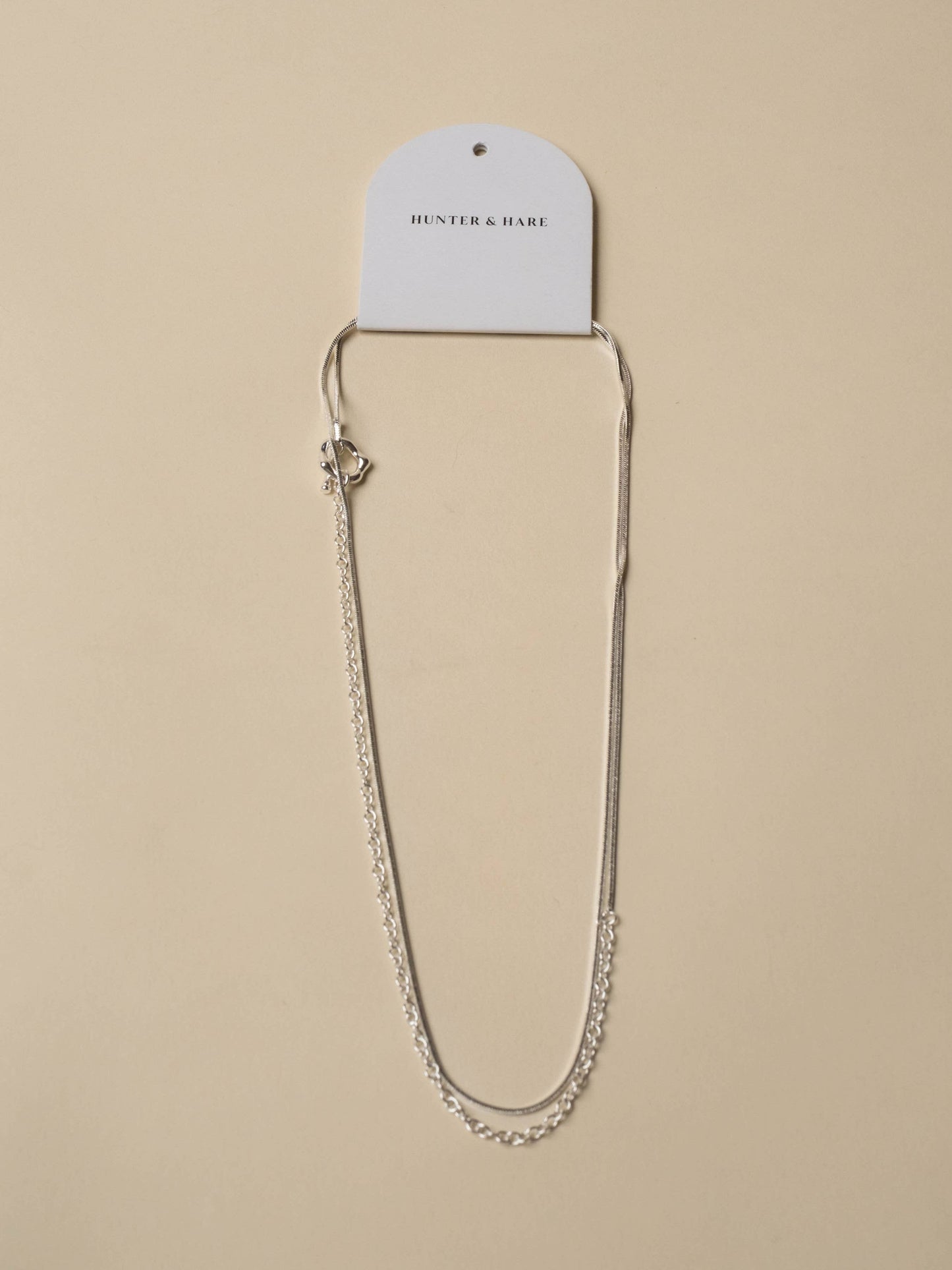 Jenny Silver Wrap Necklace