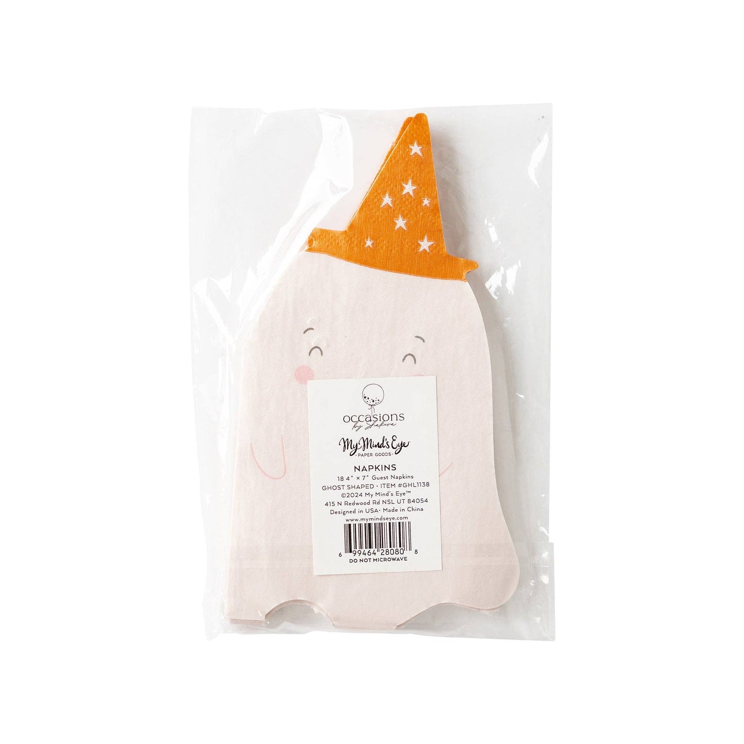 GHL1138 - Occasions by Shakira - Ghost Shaped Napkin