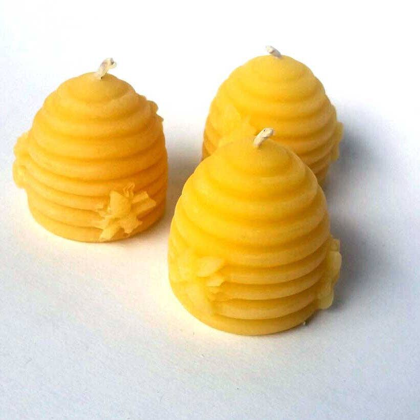 East Van Bees Wax Candle Skep Beehive