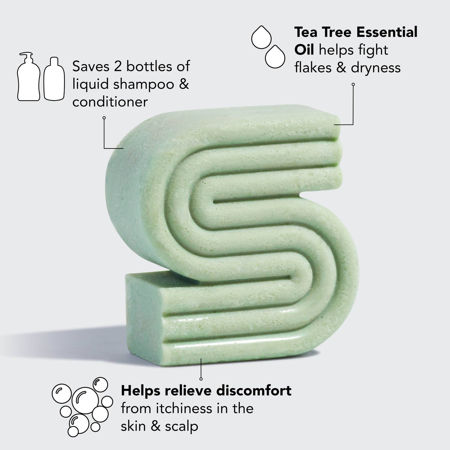 KITSCH- Tea Tree + Mint Clarifying Shampoo Bar kitsch