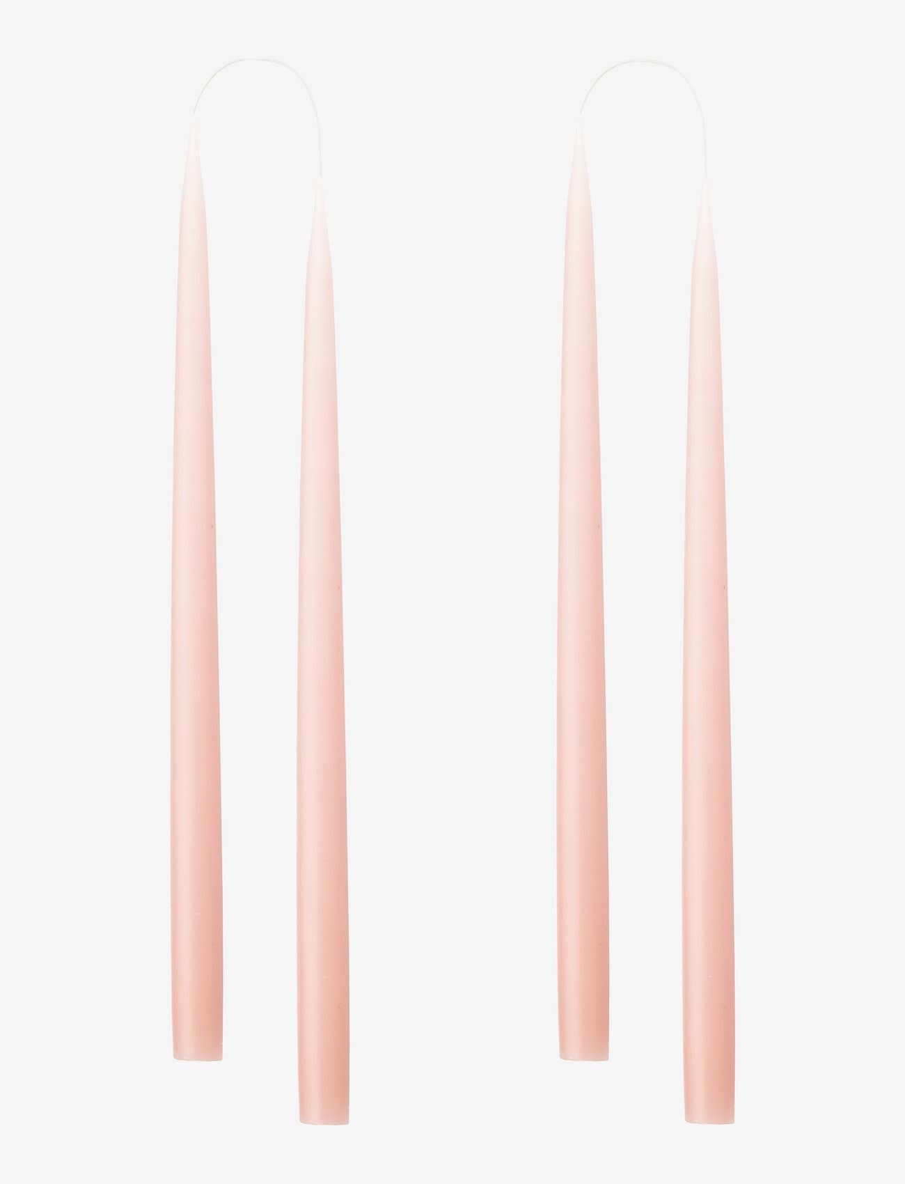 Powder Pink Danish Taper Candle | 12 Pack
