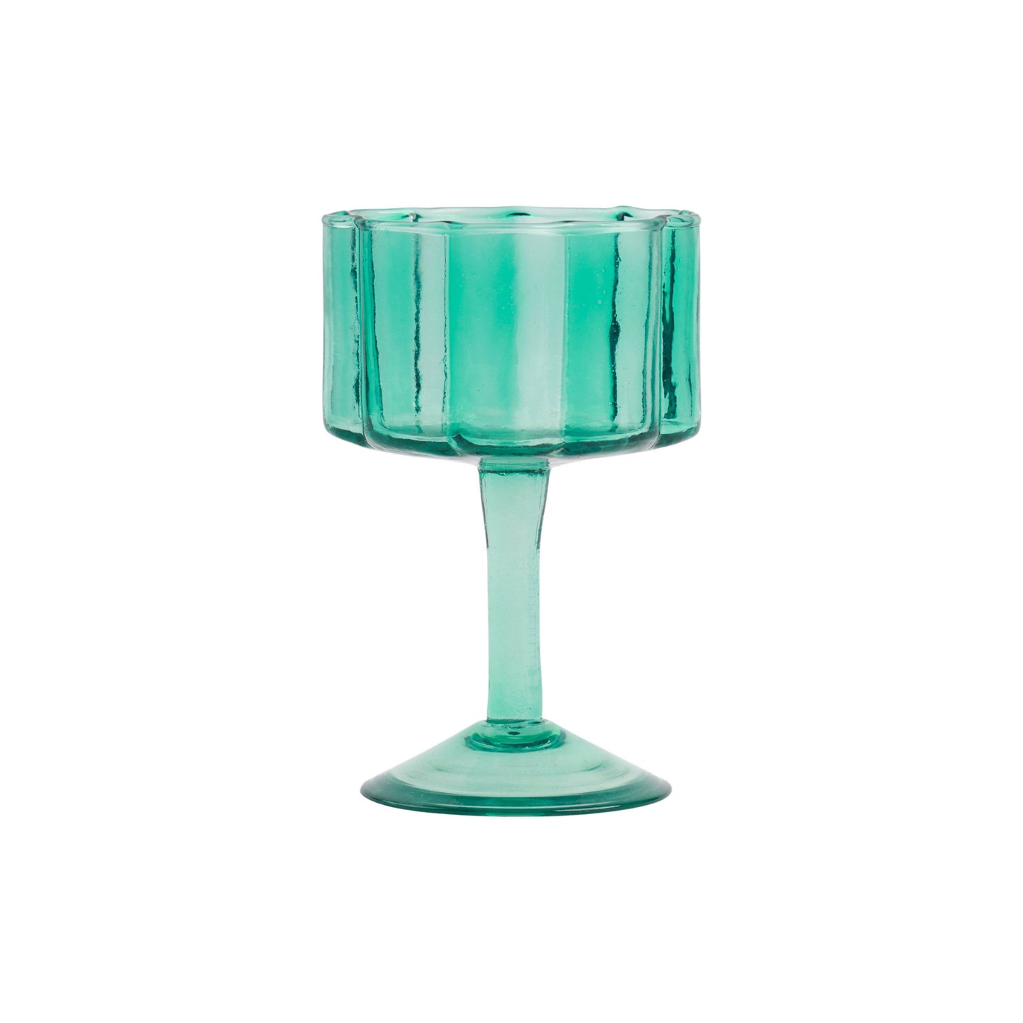 Daisy Wine Glass Blue S