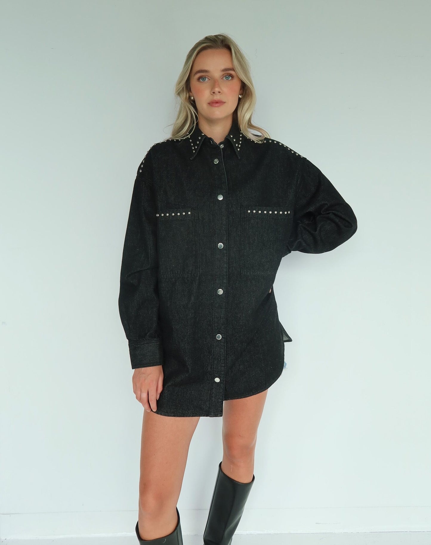 Brunette the Label Studded Shania Jacket