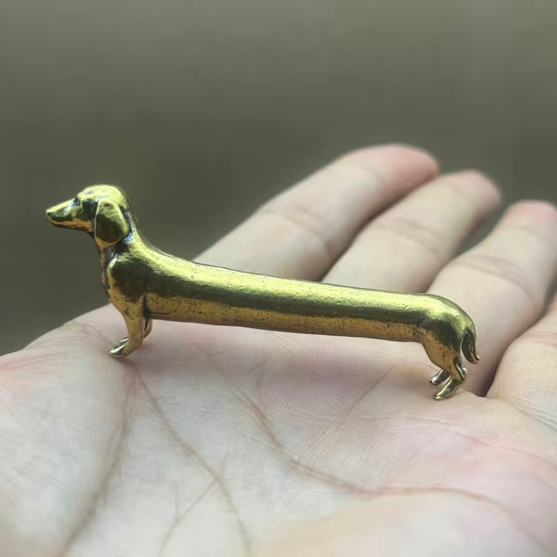 Brass Weiner Dog