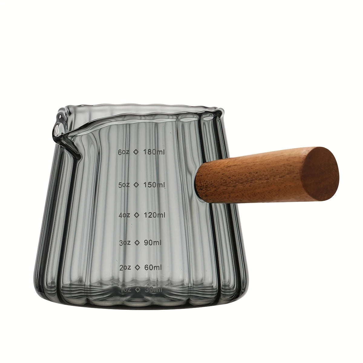 Smoked Glass Espresso Measuring Glass