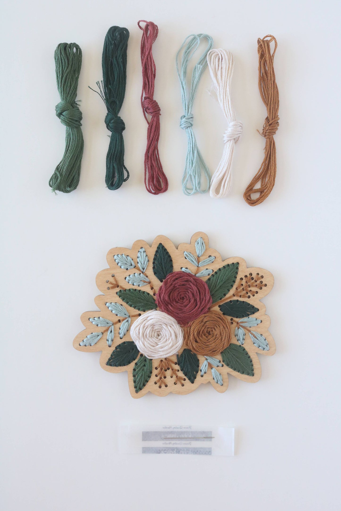 Trio of Roses - Roses Wood Stitch Kit