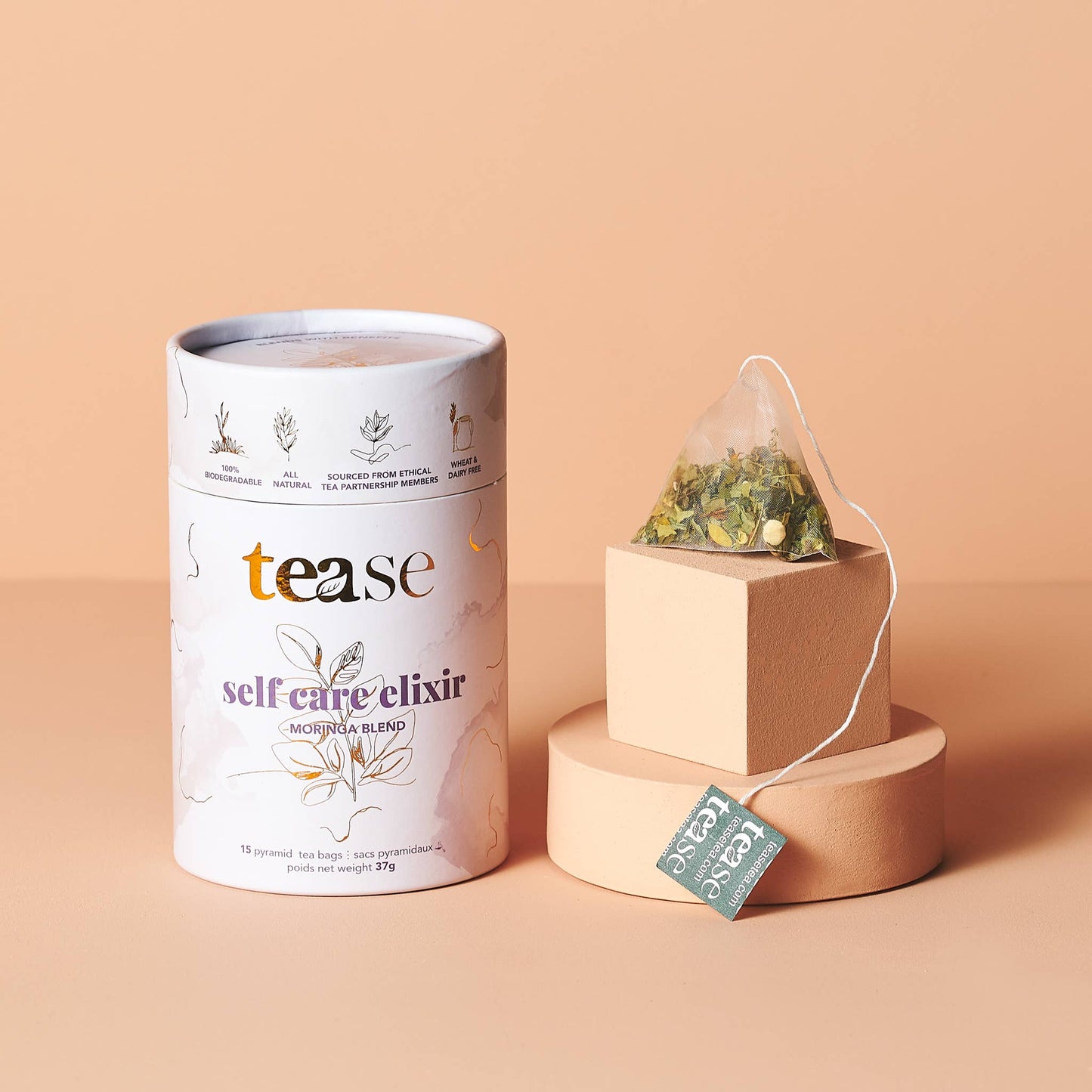 Self Care Elixir Moringa Adaptogenic Superfood Tea Blend