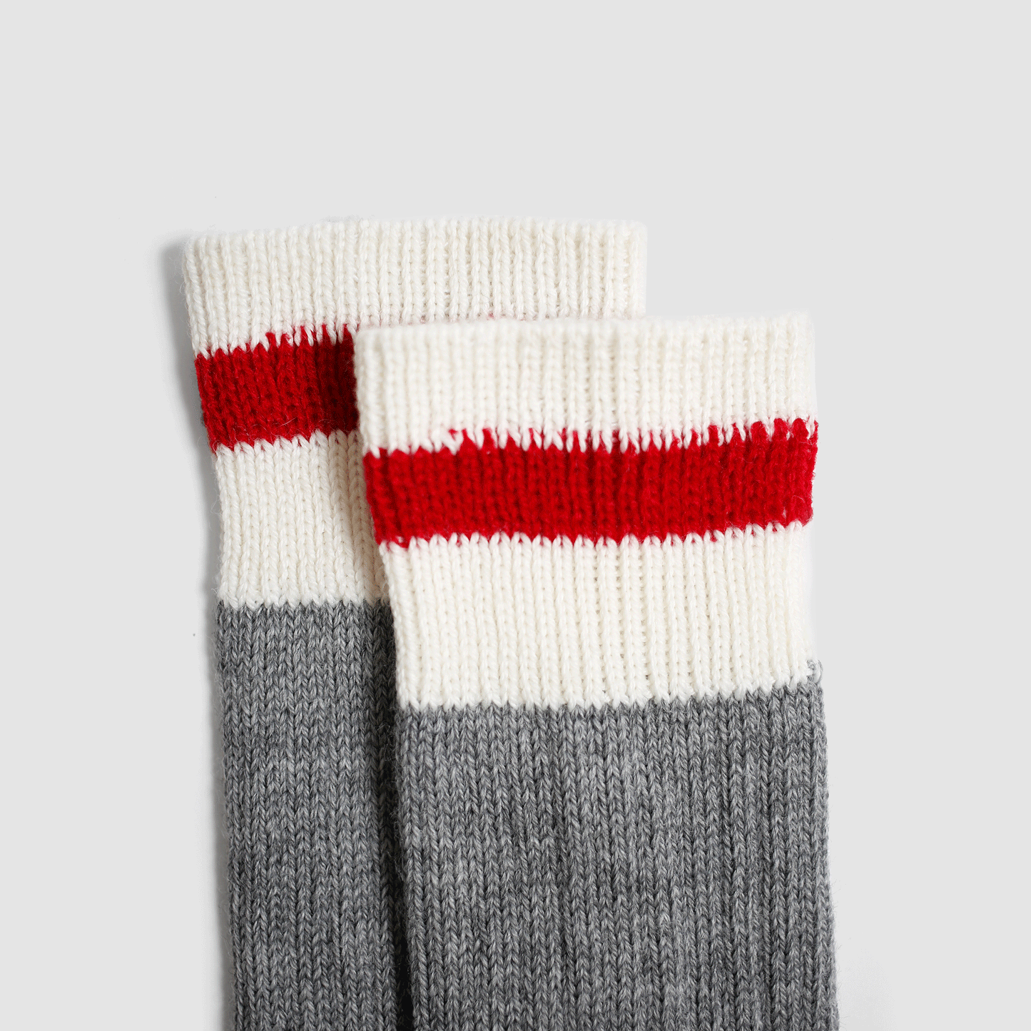 Muttonhead Mountain Socks - Red Stripe