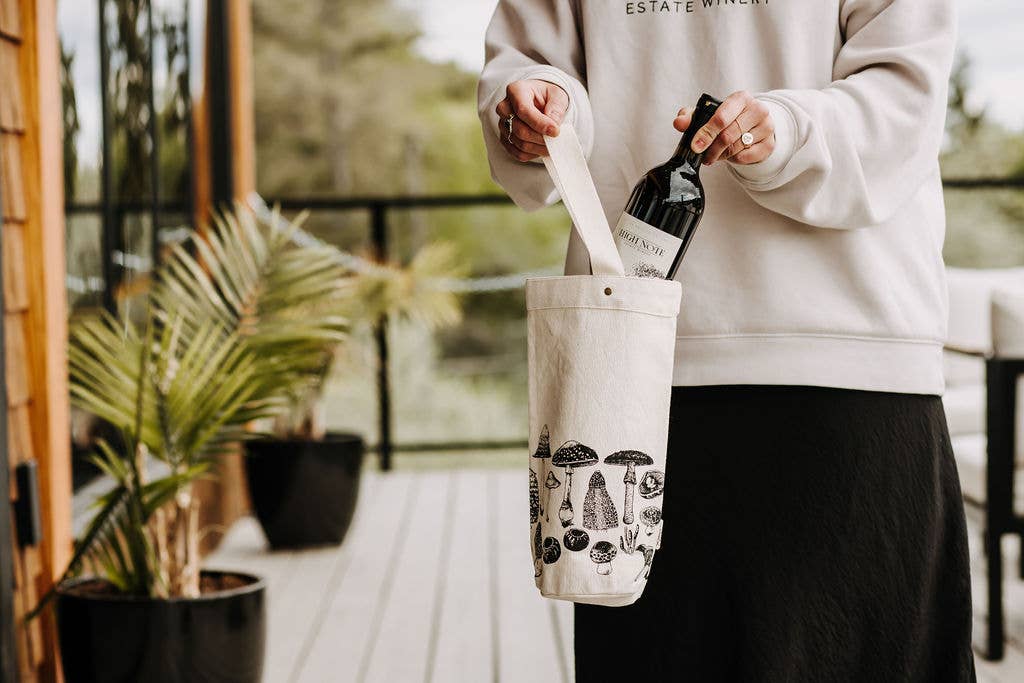 Wine Bag / Mushroom / Gift Bag / Bottle Bag