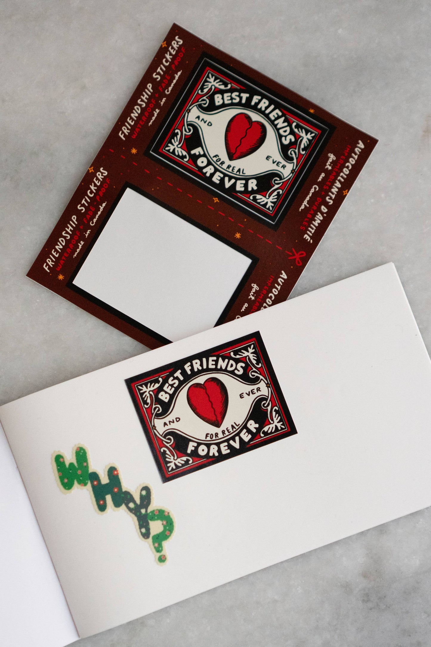 Best Friends Sticker Set | Giftable Friendship Stickers