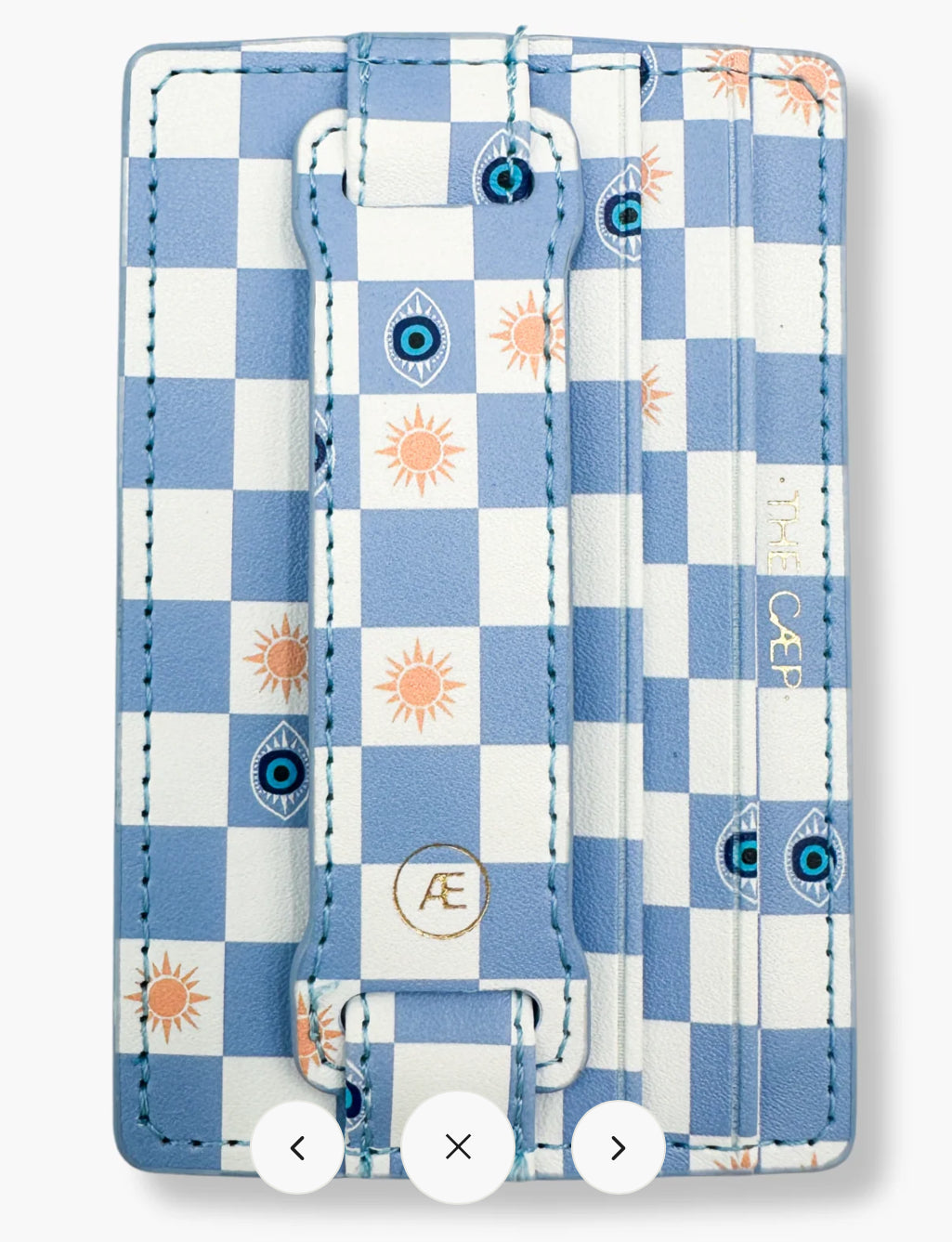 The Caep evil eye magnet hoop wallet