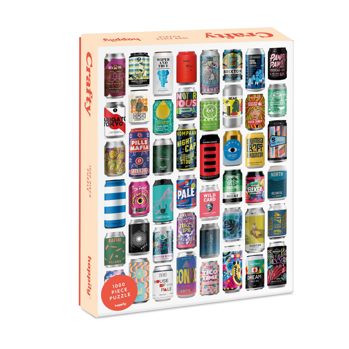 Crafty - Beer Can Puzzle - 1,000 piece premium puzzle