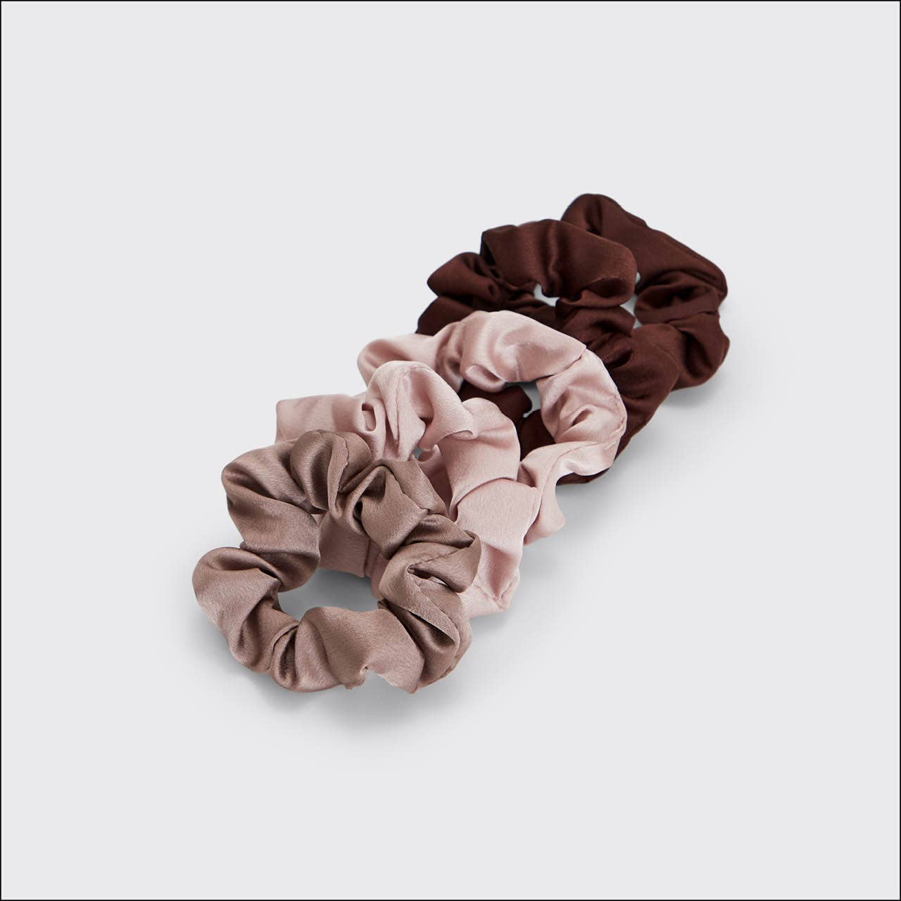 Kitsch | Satin Sleep Scrunchies 5pc | Cameo