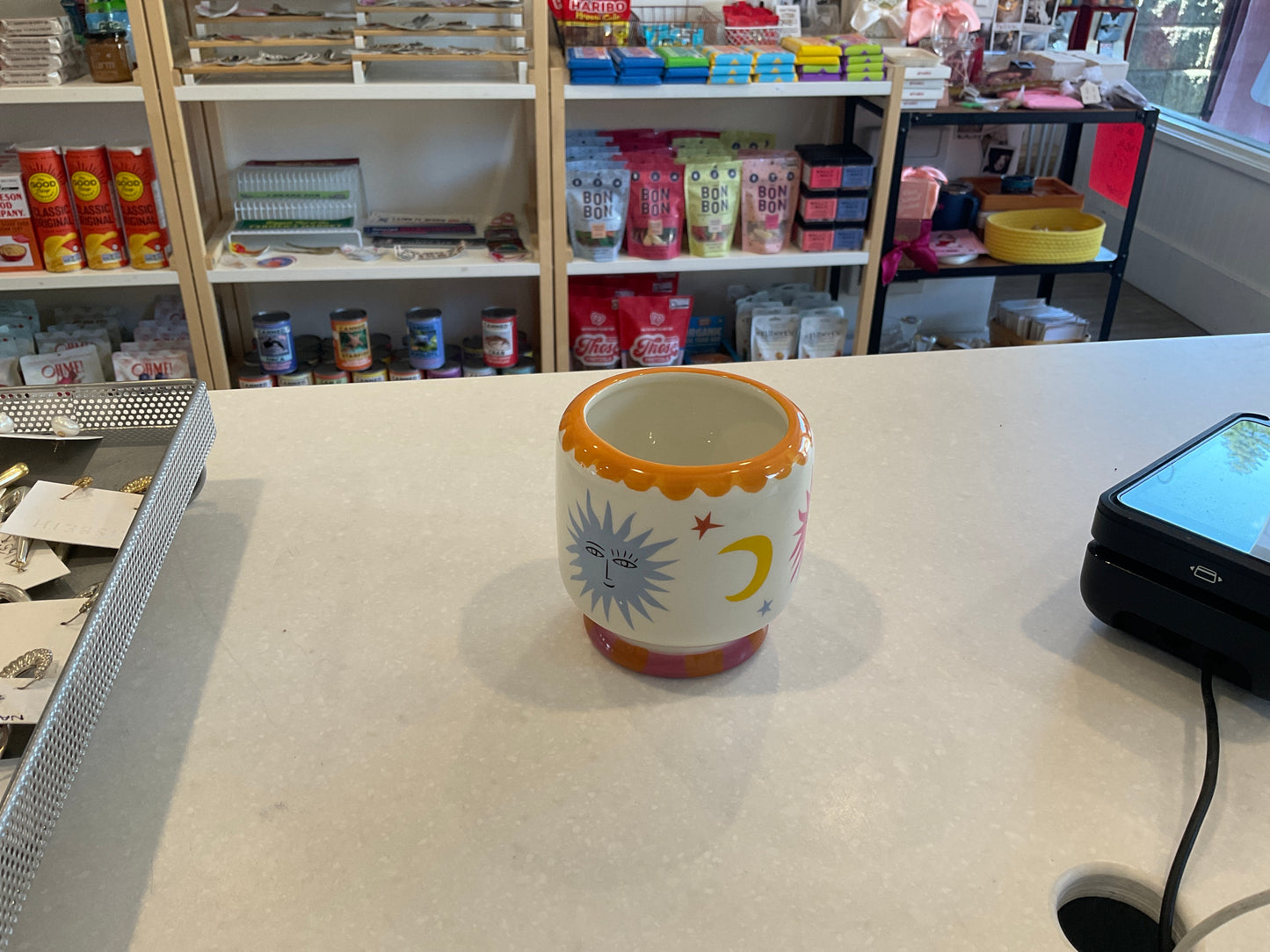 Ceramic Sun Moon Star Cup