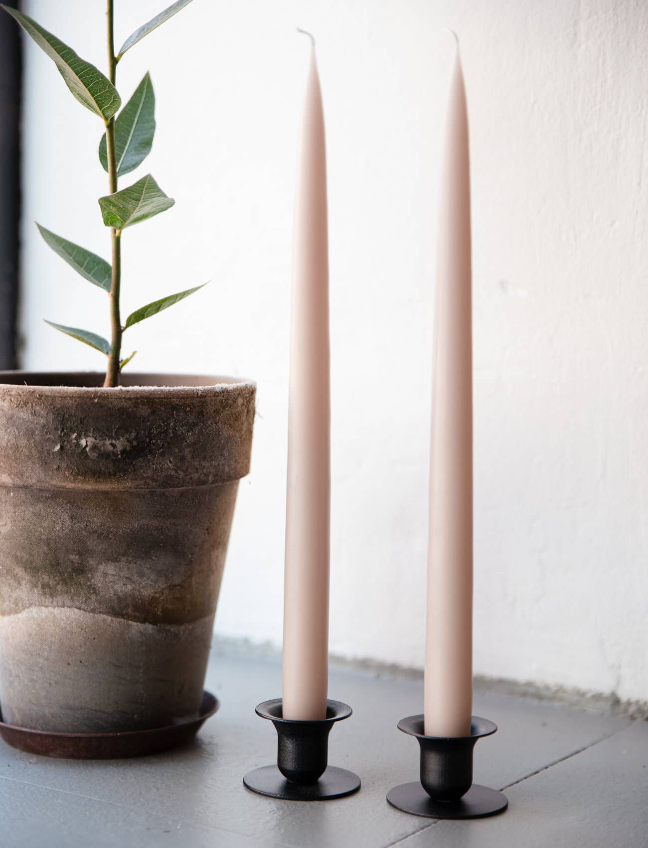 Flax Danish Taper Candle