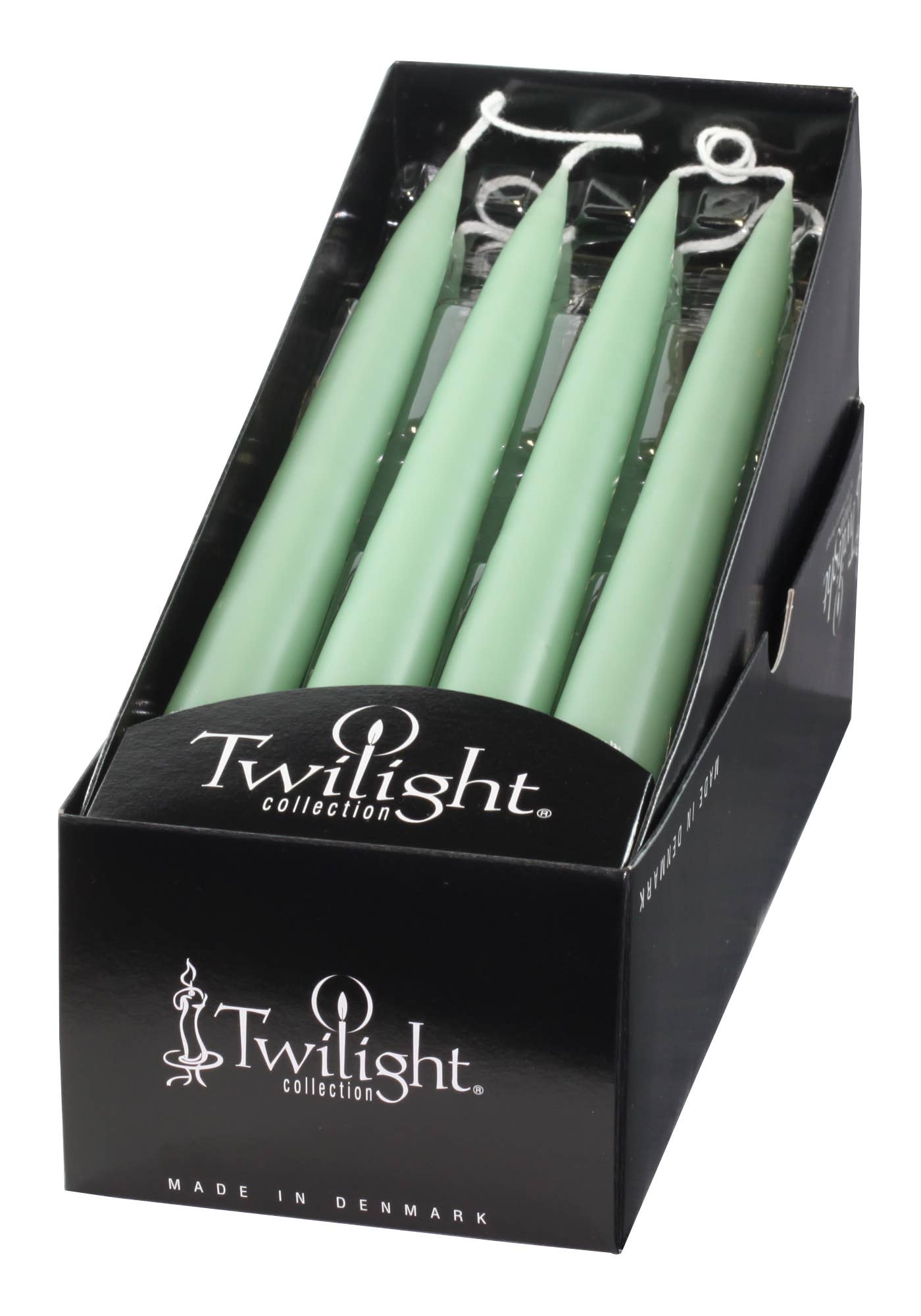 Teal Danish Taper Candle