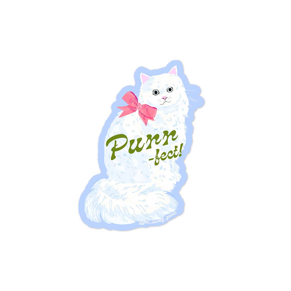 Purr-fect Kitty – Matte Vinyl Sticker