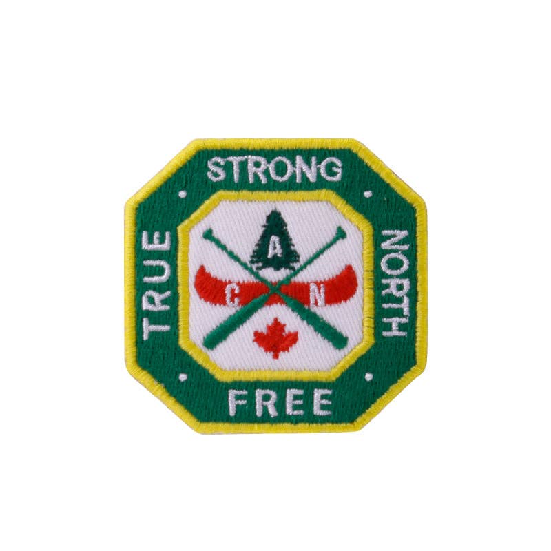 Canada iron-on embroidery patch