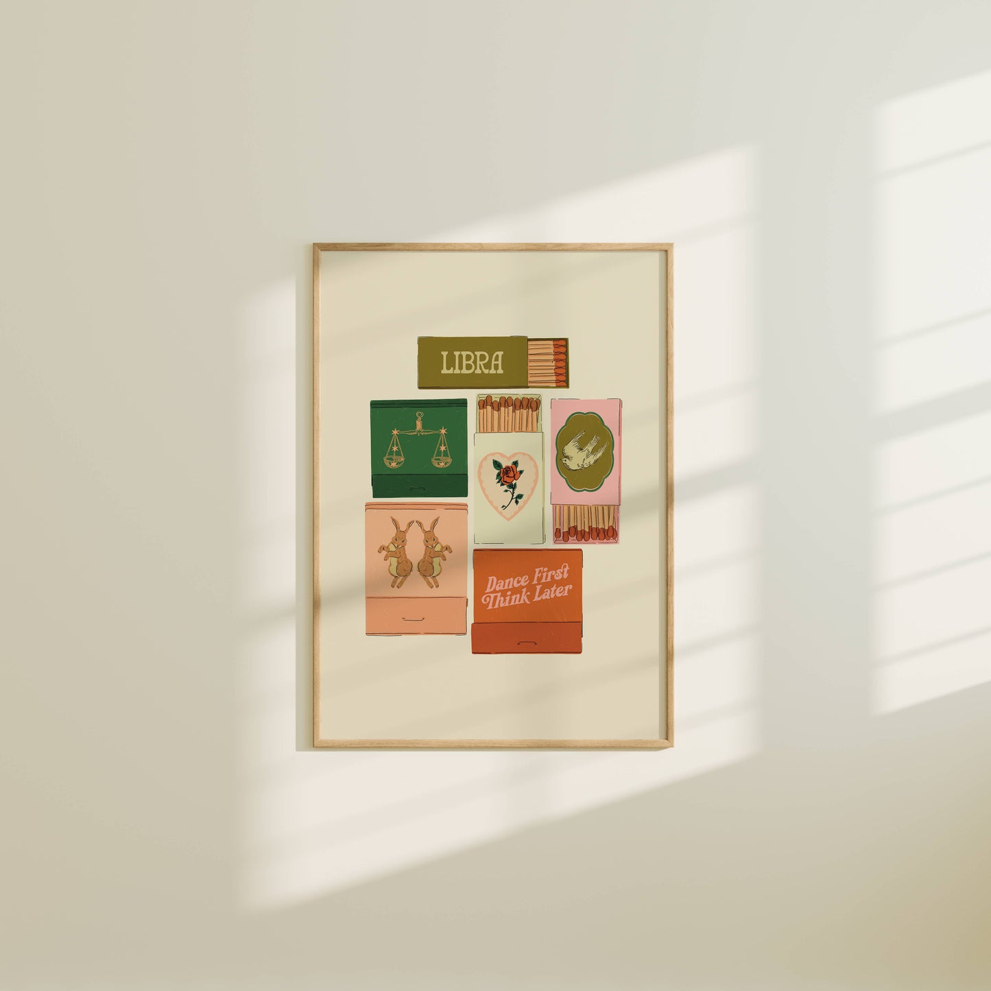 Zodiac Vintage Inspired Matchbook/Matchbox Prints