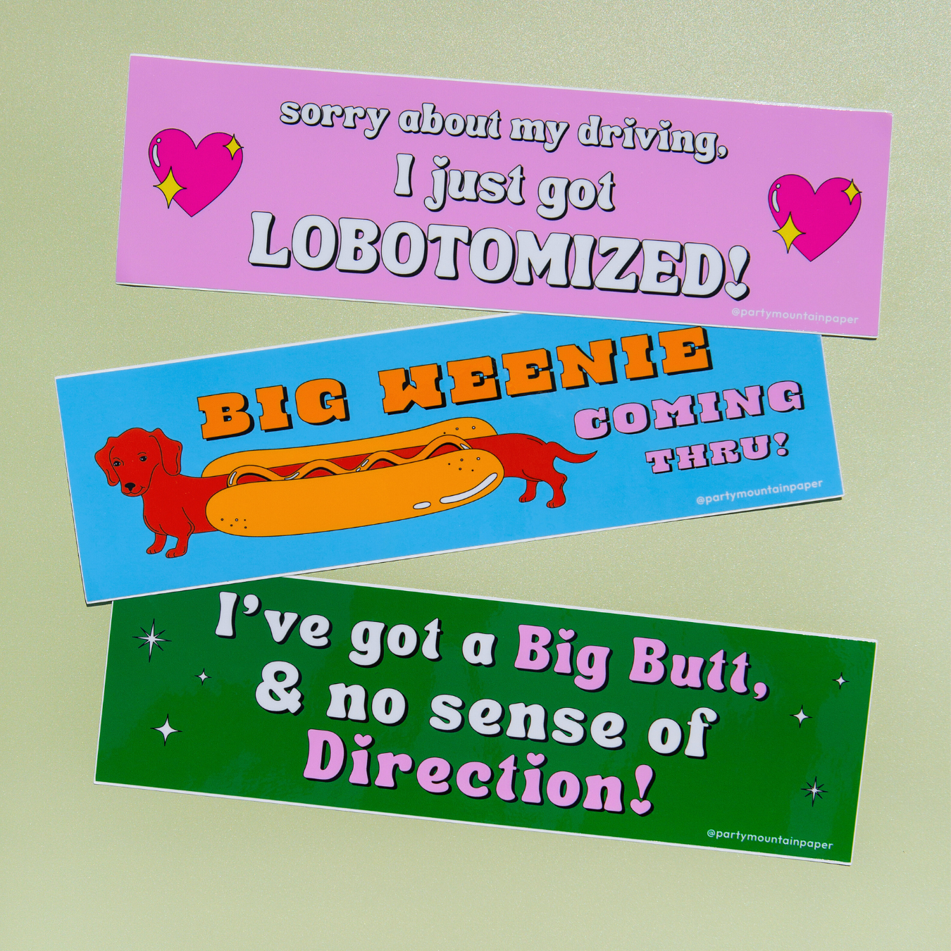Big Weenie Bumper Sticker