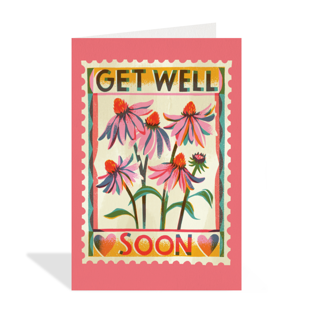 Get Well Stamp Petite Card