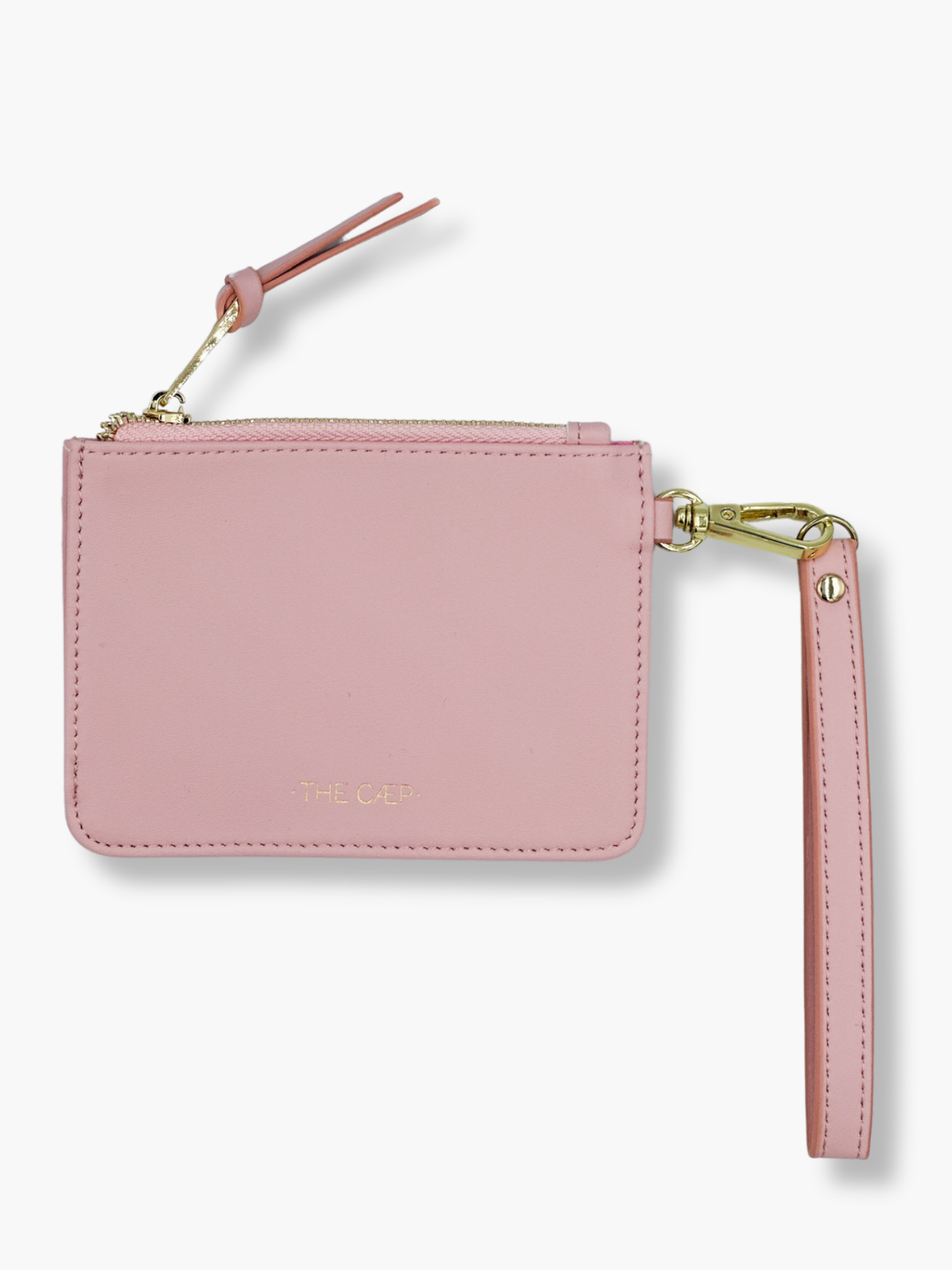 The Caep Blush Pink Snap/Wrist Wallet