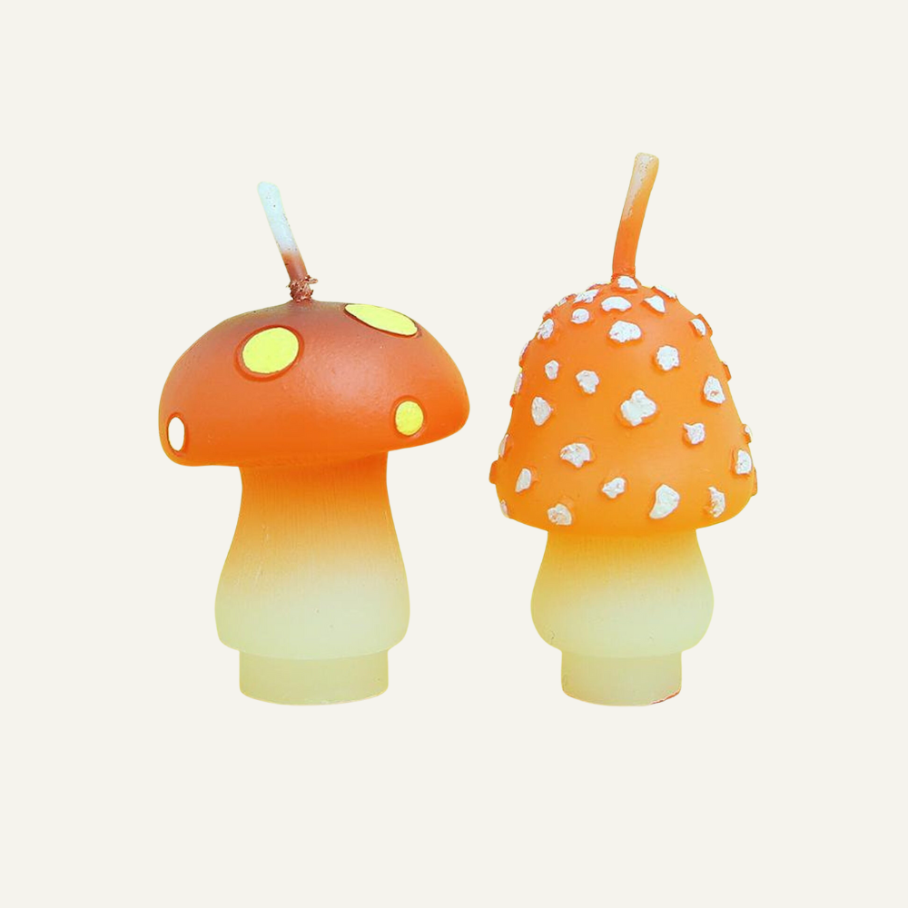 Southlake Gifts - Mini Mushroom Candle Set