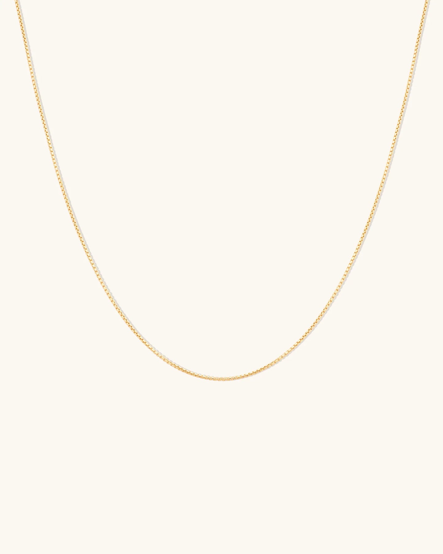 Leah Alexandra Box Chain Necklace