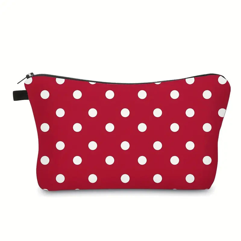 Polka Dot Make Up Bag