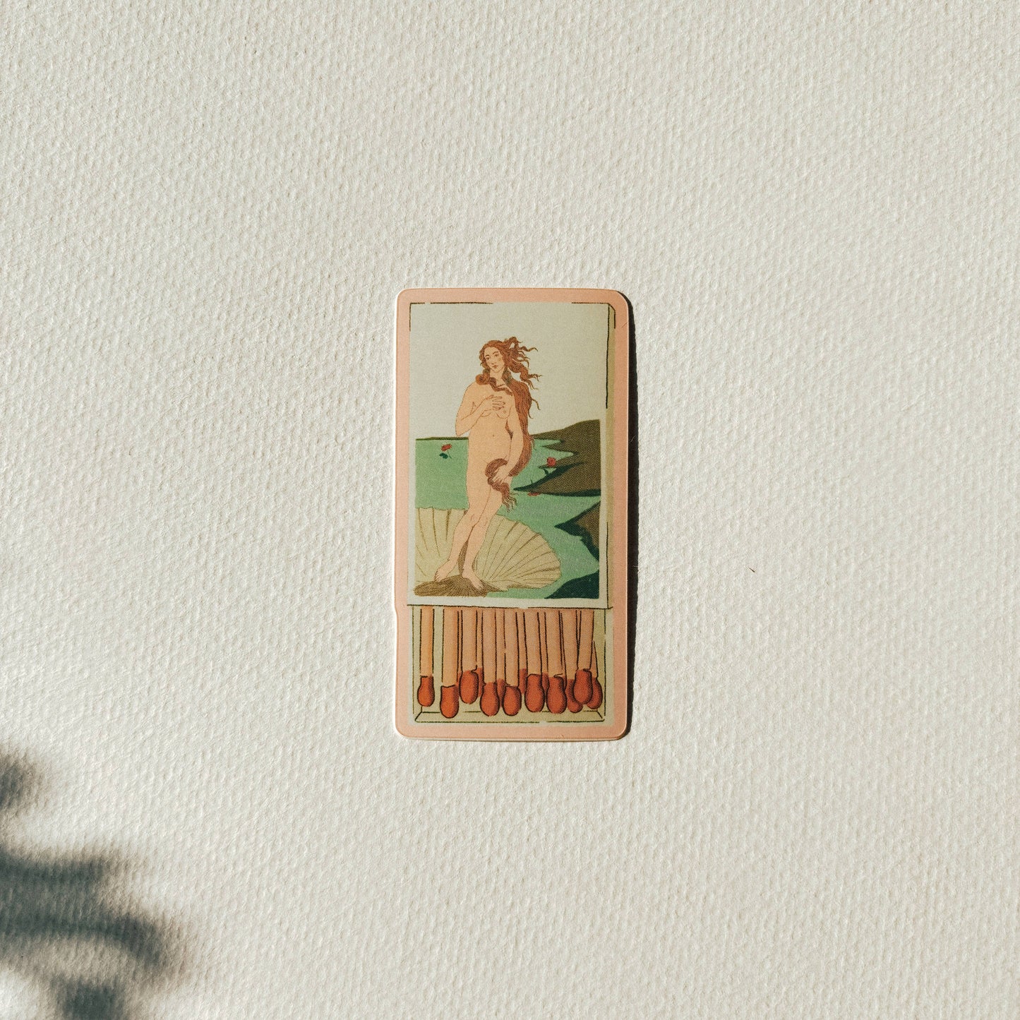 The Birth of Venus Matchbox Sticker