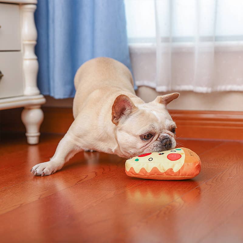 HugSmart Pet - Food Party | Pizza - Dog Plush Toy