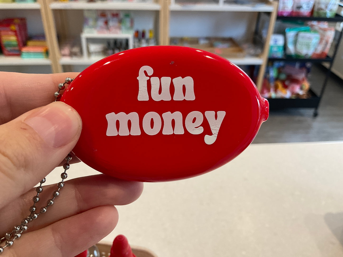 Coin Pouch - Lunch money, beach money, smiley face
