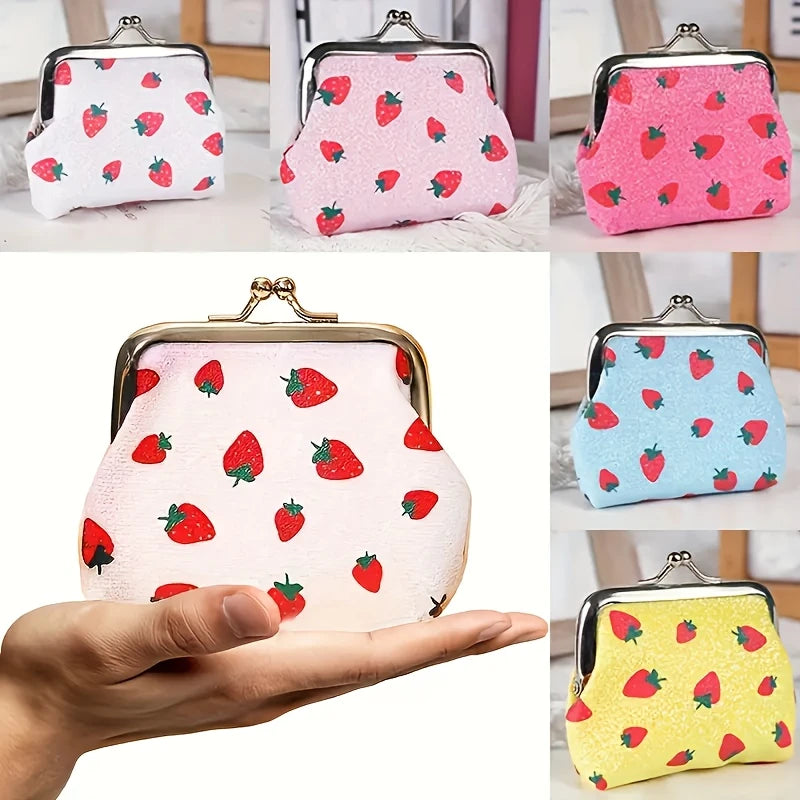 Strawberry Change Purse