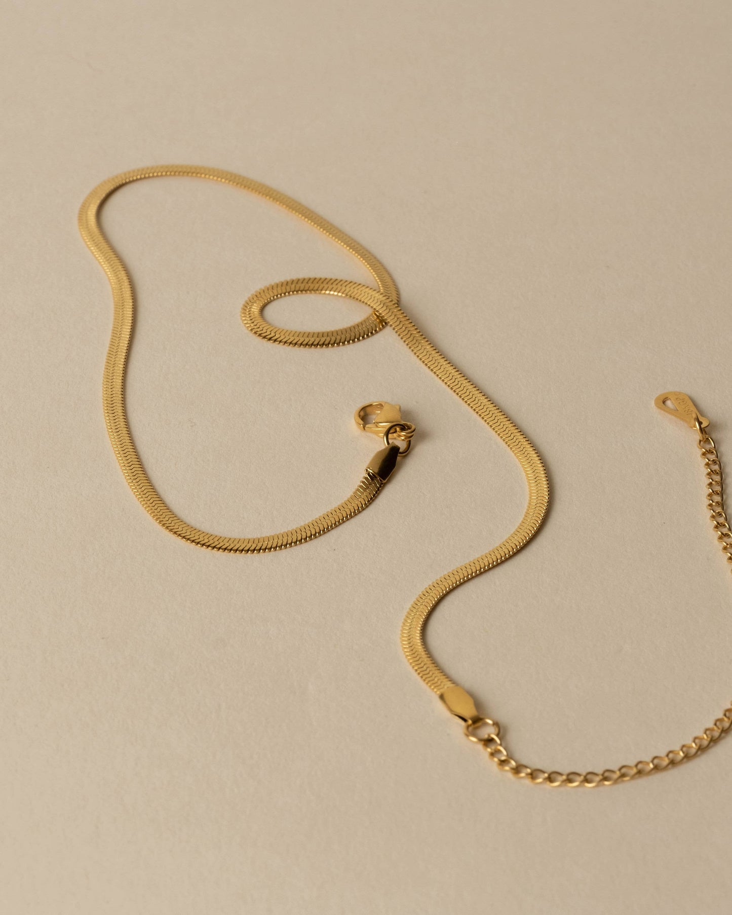 Golden Snake Chain Necklace