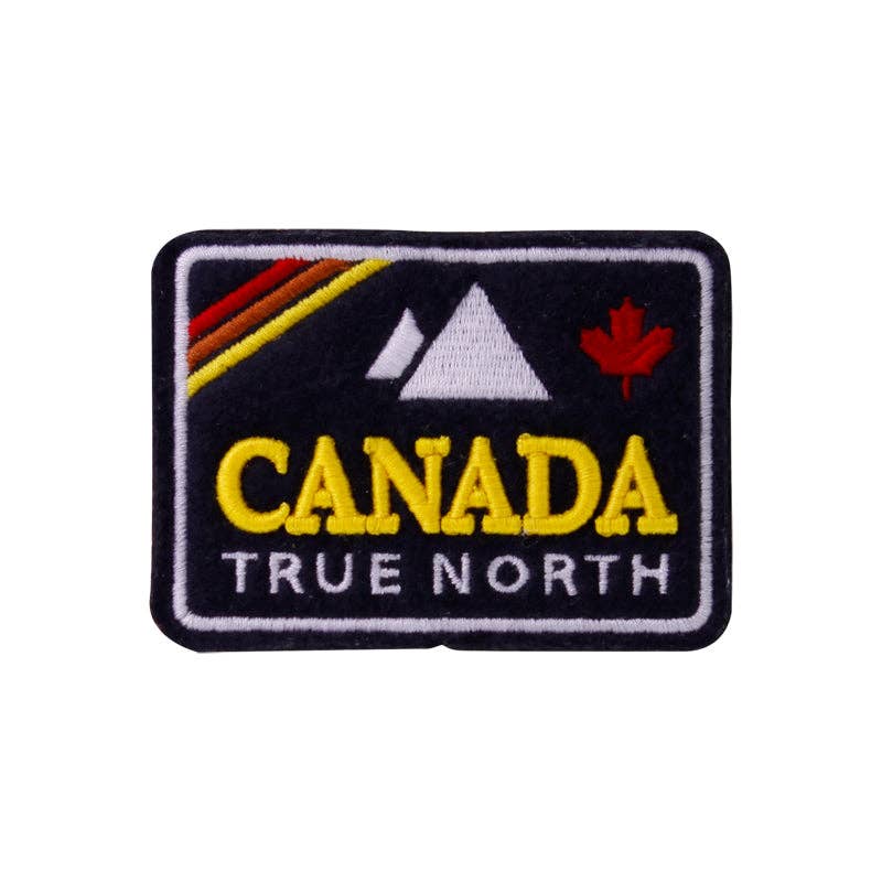 Canada iron-on embroidery patch
