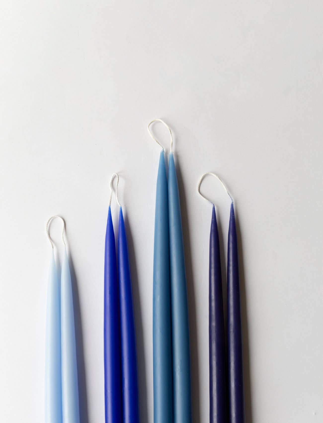 Light Blue Danish Taper Candle