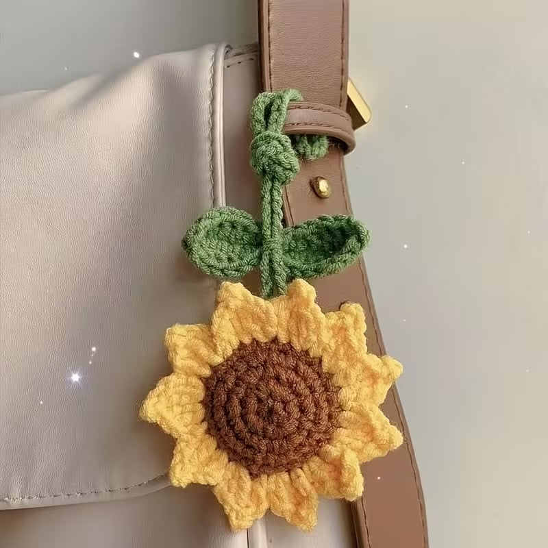 Sunflower Bag Charm