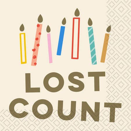 Lost Count Cocktail Napkin