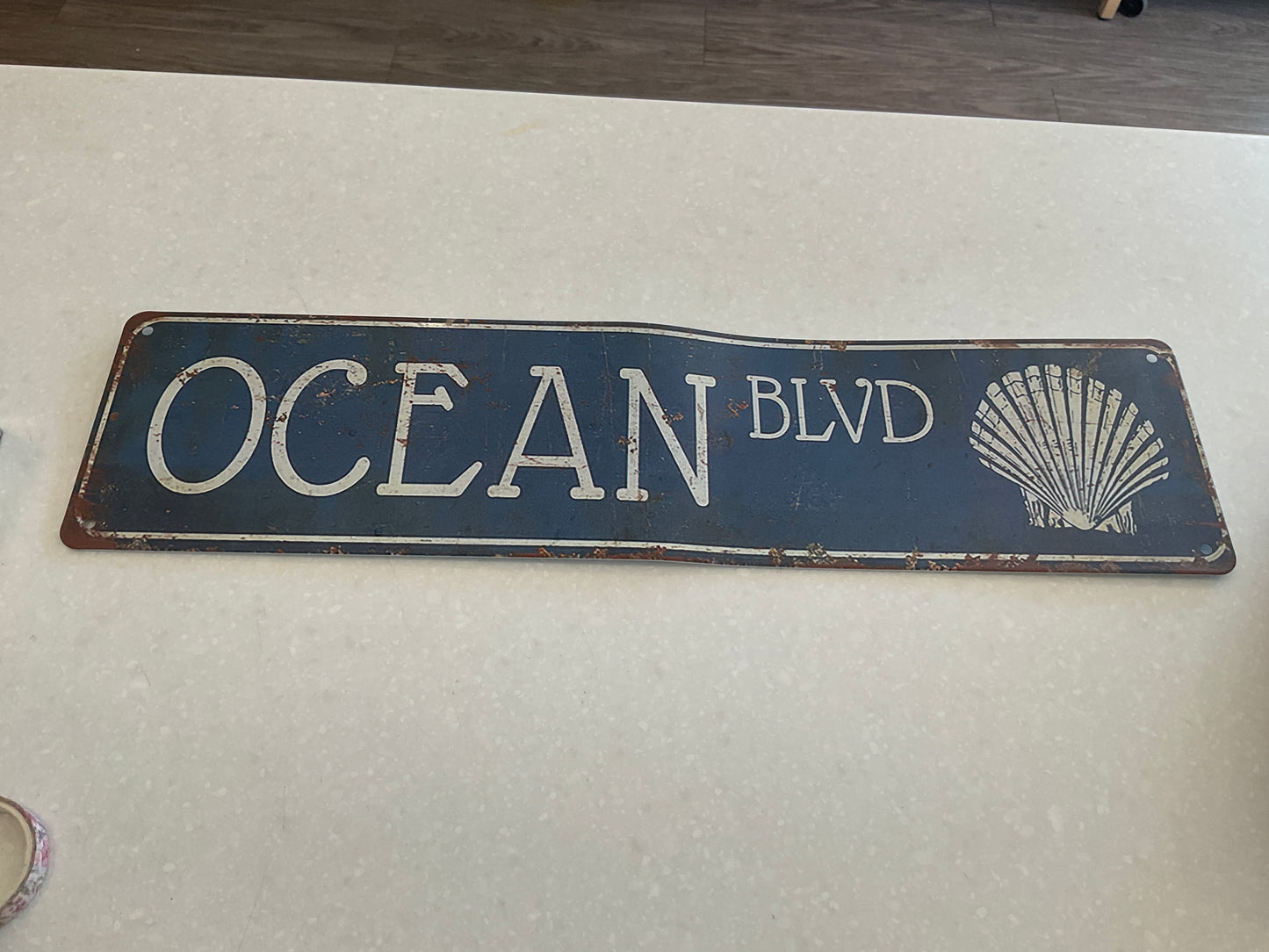 Ocean blvd sign